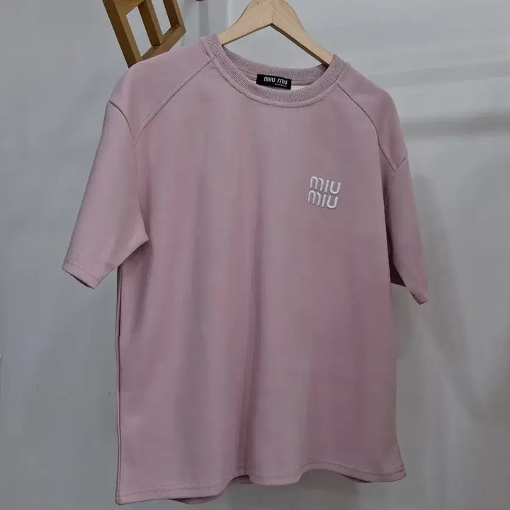 [BUNJANG] Pink Short-Sleeve T-Shirt and Skirt Set / 핑크 반팔 티셔츠 스커트 세트