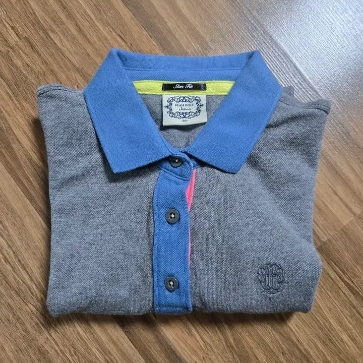 [BUNJANG] Bean Pole Collar T-Shirt Grey Size 90 / 빈폴 카라 티셔츠 90 [정품]