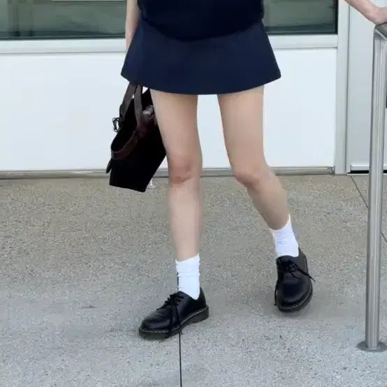 [BUNJANG] Ribbon Light Hug Mini Skirt Navy S / 리본빛 hug mini skirt(새상품) 네이비 s 허그 미니 스커트
