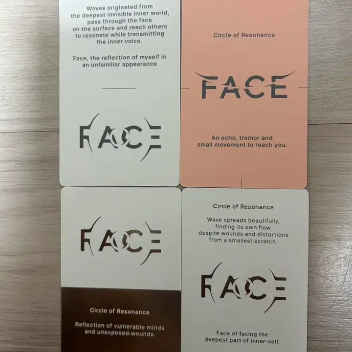[BUNJANG] BTS Jimin FACE Photocard Set (4 pcs) / 지민 FACE 포카 4장 세트 양도