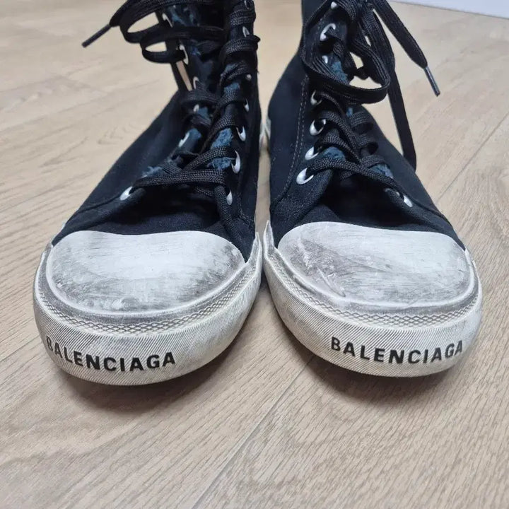 [BUNJANG] Balenciaga Black High-Top Sneakers Size 43 (280) / 발렌시아가 블랙 하이탑 43(280)