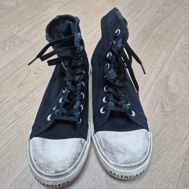 [BUNJANG] Balenciaga Black High-Top Sneakers Size 43 (280) / 발렌시아가 블랙 하이탑 43(280)