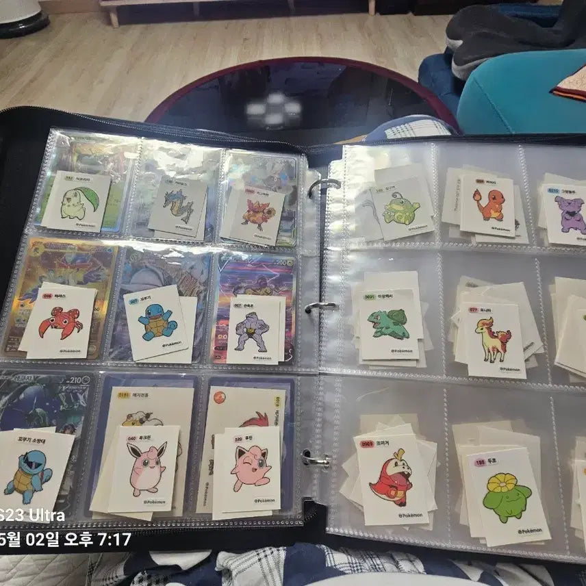 [BUNJANG] Pokemon Card &amp; Sticker Bundle Set / 가격제시해주십쇼 포켓몬 카드 모음집 / 띠부씰 스티커