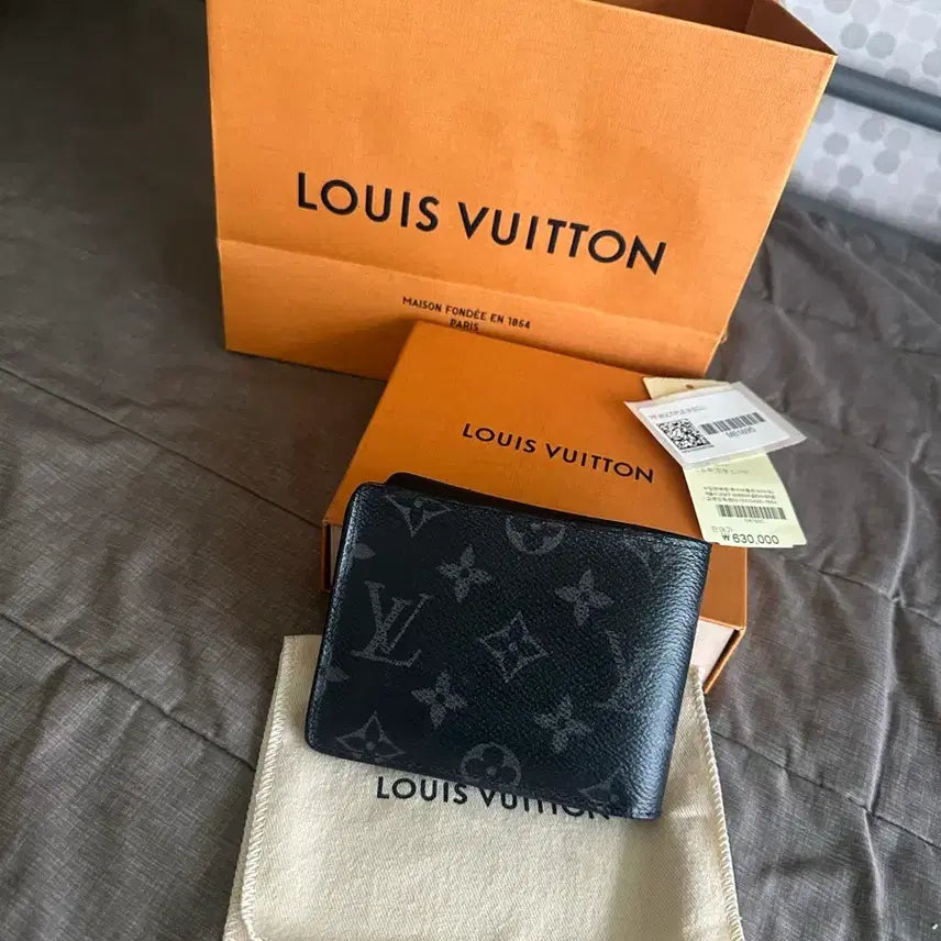 [BUNJANG] Louis Vuitton Eclipse Bifold Wallet Full Set / 루이비통 이클립스 반지갑 풀구성품