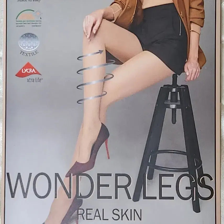 [BUNJANG] Wonderleg Pantyhose Real Skin XL 3-Pair Pack / 원더레그 팬티스타킹 리얼스킨 XL 3족