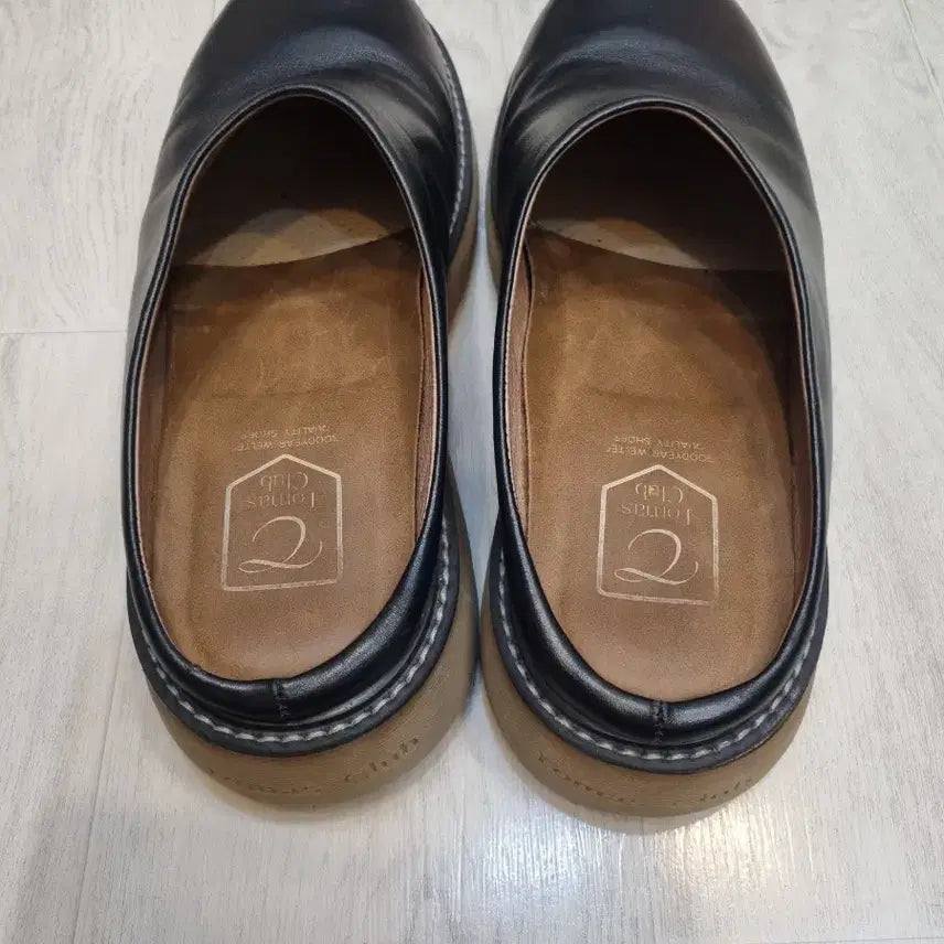 [BUNJANG] Thomas Club Leather Black Mule Shoes 265 / 265/토마스클럽 가죽 블랙뮬