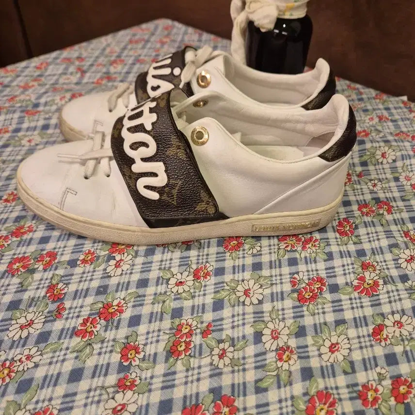 [BUNJANG] Louis Vuitton White Sneakers Shoes / 정품 루이비통 화이트 스니커즈 슈즈