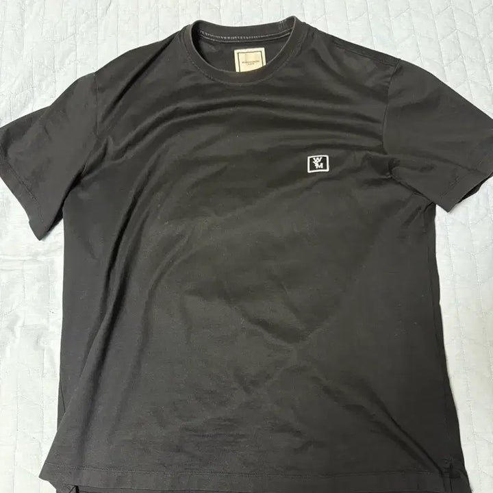 [BUNJANG] Wooyoungmi Black Logo T-Shirt / 우영미 반팔 50