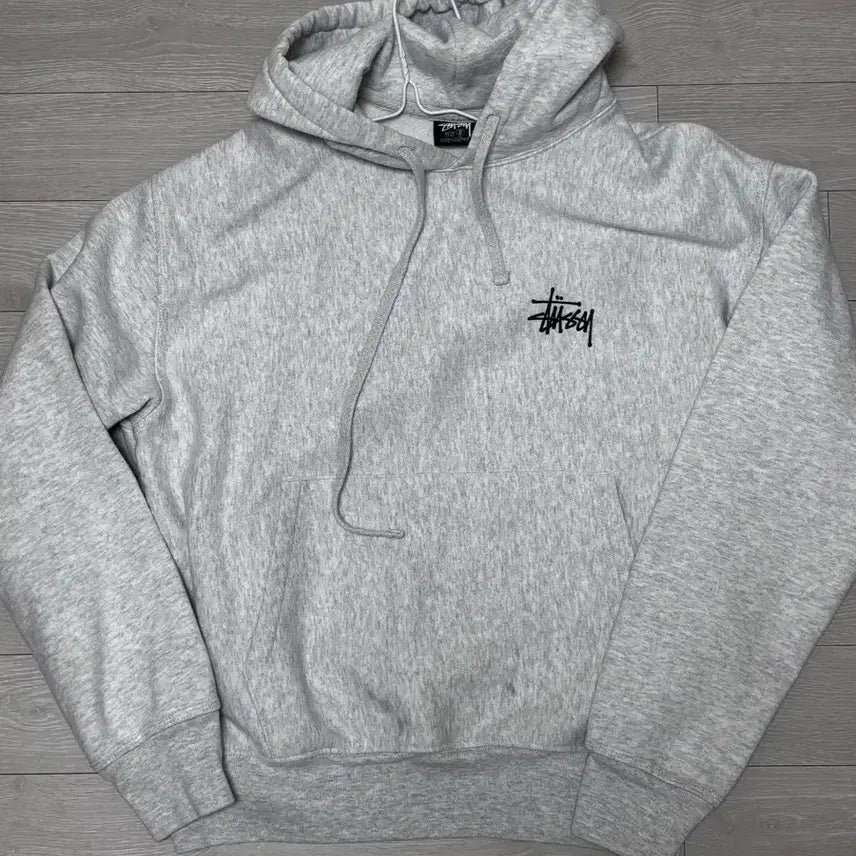 [SOLD OUT] 스투시 기본 로고 후드티 회색