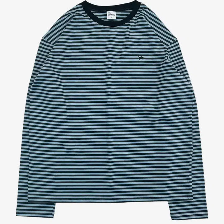 [BUNJANG] The Coldest Moment Mini Logo Stripe Long Sleeve Shirt / 더콜디스모먼트 롱슬리브