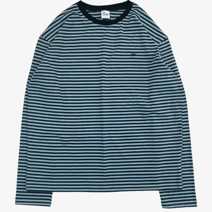 [BUNJANG] The Coldest Moment Mini Logo Stripe Long Sleeve Shirt / 더콜디스모먼트 롱슬리브