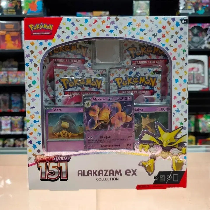 [BUNJANG] Pokemon TCG 151 Alakazam ex Collection Box (North America) / 포켓몬 북미 151 Alakazam ex 컬렉션 4팩 (알라카잠 박스)