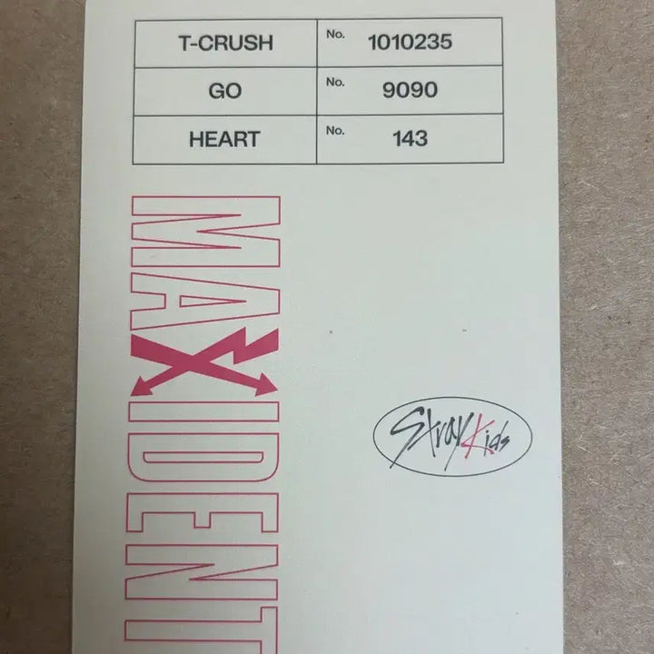 [BUNJANG] Stray Kids MAXIDENT Hyunjin Photocard / 스트레이키즈 MAXIDENT 포카 hyunjin