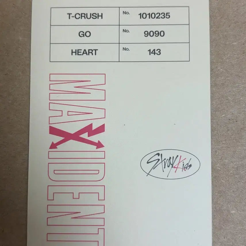 [BUNJANG] Stray Kids MAXIDENT Hyunjin Photocard / 스트레이키즈 MAXIDENT 포카 hyunjin