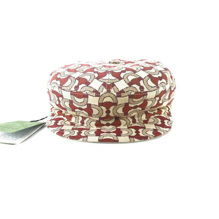 [BUNJANG] Gucci Reversible Cotton Jacquard Beret Hat / S구찌 리버시블 코튼 자카드 베레모