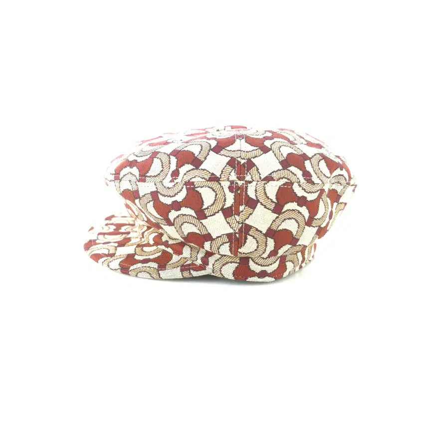 [BUNJANG] Gucci Reversible Cotton Jacquard Beret Hat / S구찌 리버시블 코튼 자카드 베레모