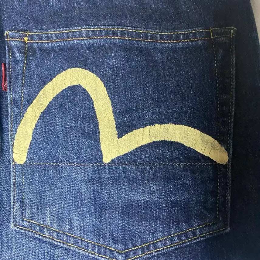 [BUNJANG] EVISU Washed Jeans / 에비수 EVISU 청바지