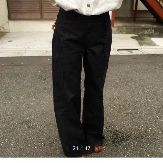 [BUNJANG] London Plot Denim Jeans / 도매 런던플랏 데님