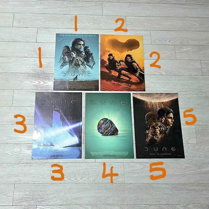 [BUNJANG] Dune 1 &amp; 2 Re-release A3 Posters / 듄1,2 아맥돌비반지모래재개봉기획전 포스터 듄 포스터 듄포스터