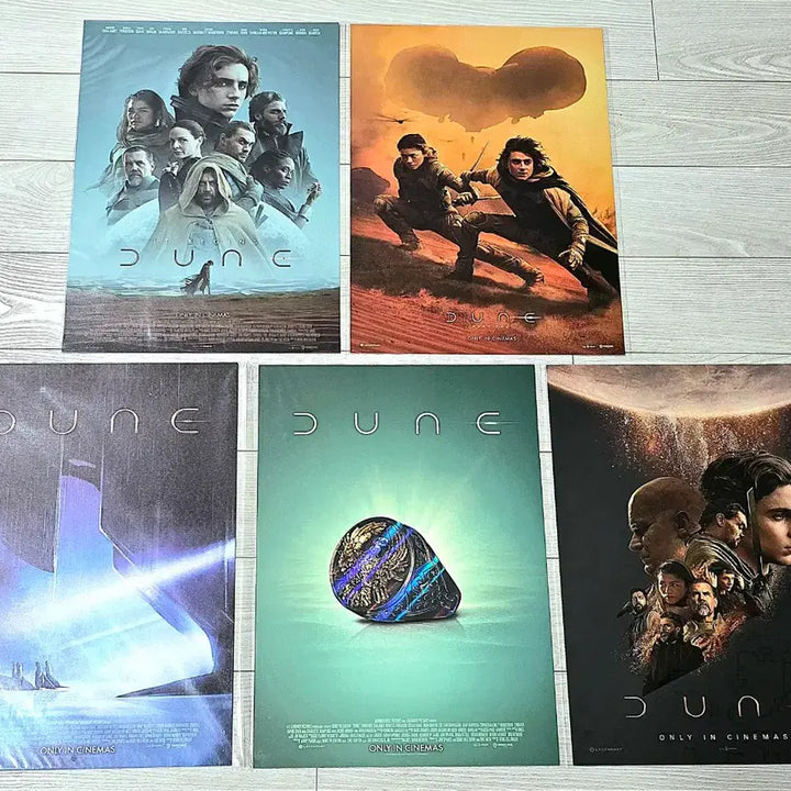[BUNJANG] Dune 1 &amp; 2 Re-release A3 Posters / 듄1,2 아맥돌비반지모래재개봉기획전 포스터 듄 포스터 듄포스터