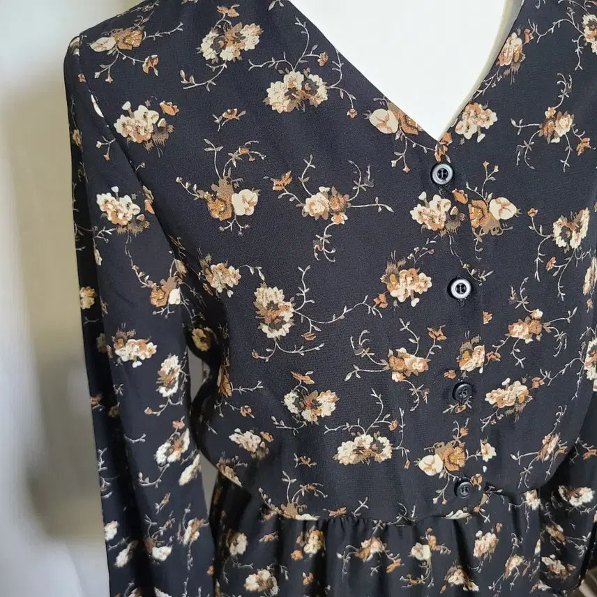 [BUNJANG] Grove Long Dress Floral Pattern / 그로브 롱원피스