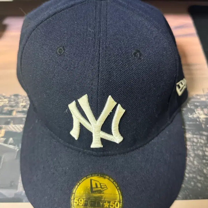 [BUNJANG] New Era 59FIFTY New York Yankees Navy Cap / 양홍원 착용) 뉴에라 59fifty 뉴욕양키스 네이비 볼캡