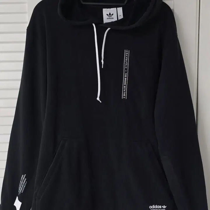 [BUNJANG] Adidas Black Hoodie 2XL / 아디다스 블랙 후드티 2XL