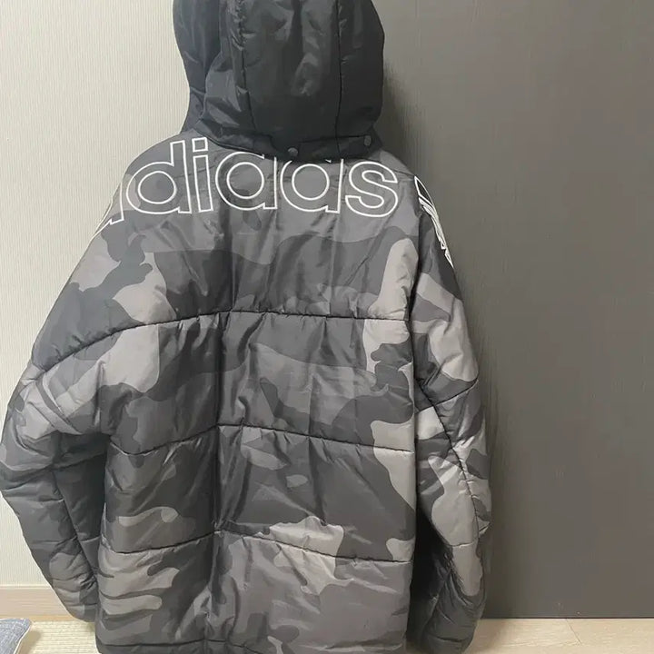 [BUNJANG] Adidas Camo Hooded Down Jacket / 아디다스 패딩