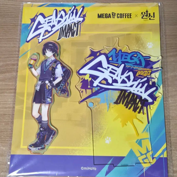 [BUNJANG] Genshin Impact Wanderer Megacoffee Acrylic Stand / 원신 방랑자 메가커피 아크릴 스탠드