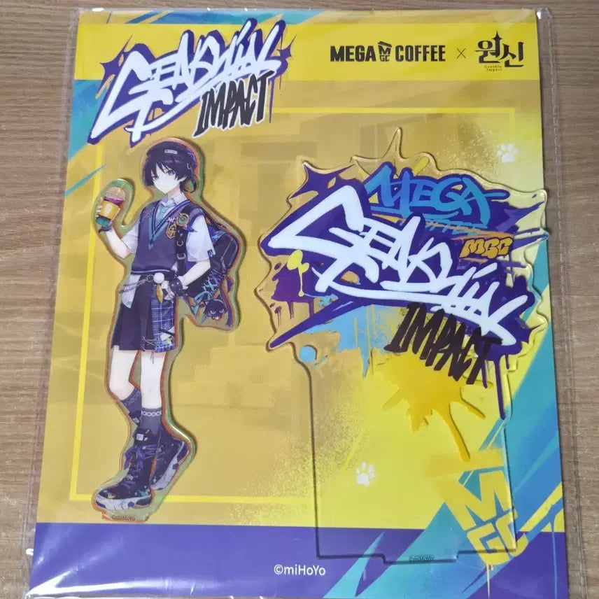 [BUNJANG] Genshin Impact Wanderer Megacoffee Acrylic Stand / 원신 방랑자 메가커피 아크릴 스탠드