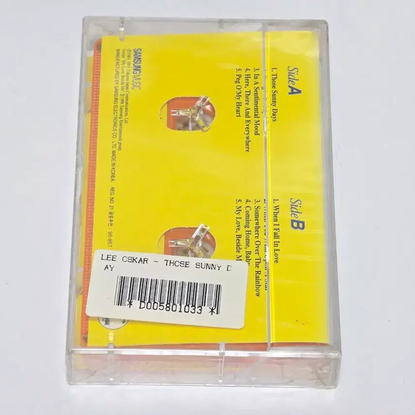[BUNJANG] Lee Oskar Those Sunny Days Sealed Cassette Tape / (미개봉/희귀) 리 오스카(Lee Oskar) - Those Sunny