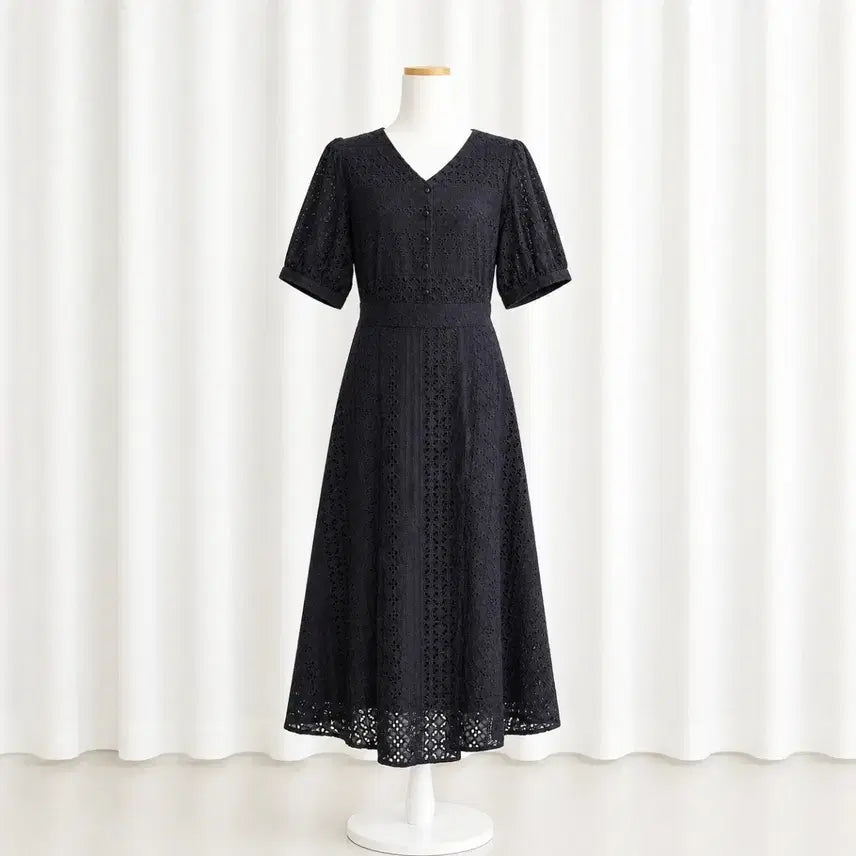 [BUNJANG] ririanco Lace Detail Dress / 리리앤코 원피스