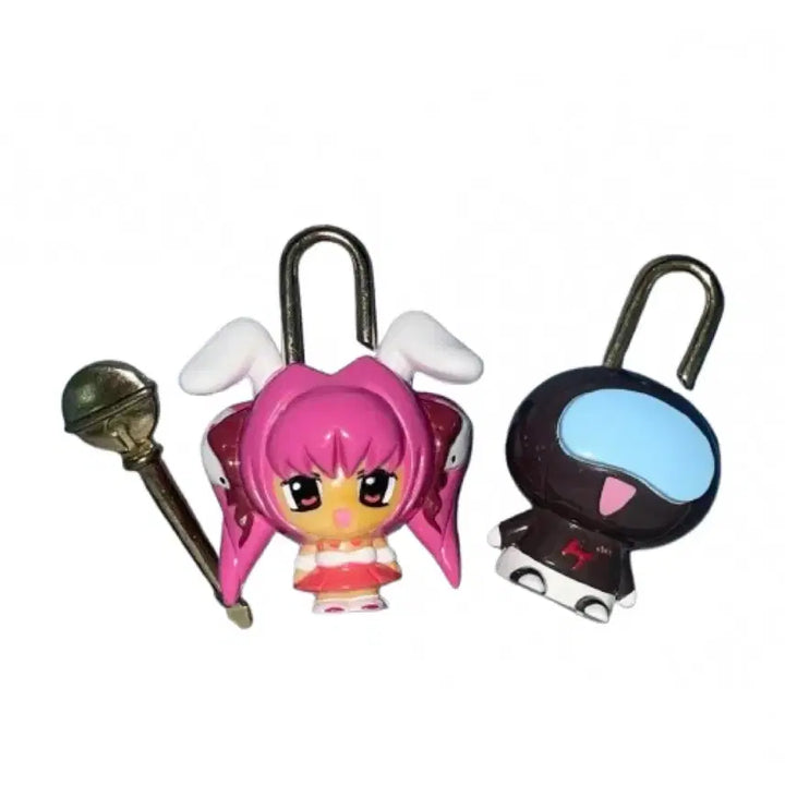 [BUNJANG] Digi-Charat Usada (Rabbit) Rose Lock &amp; Key Classic Figure Bundle / 디지캐럿 우사다 라비앙로즈 열쇠 자물쇠 고전 피규어 일괄
