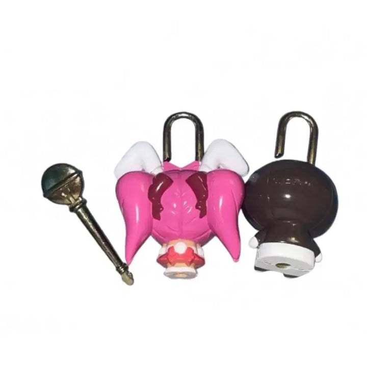 [BUNJANG] Digi-Charat Usada (Rabbit) Rose Lock &amp; Key Classic Figure Bundle / 디지캐럿 우사다 라비앙로즈 열쇠 자물쇠 고전 피규어 일괄