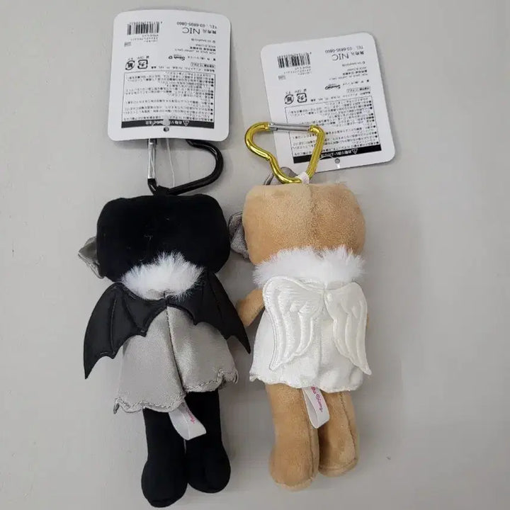 [BUNJANG] Hello Kitty Long Leg Doll Angel/Devil Keyring Set / 헬로키티 롱다리 인형 천사/악마 키링 세트