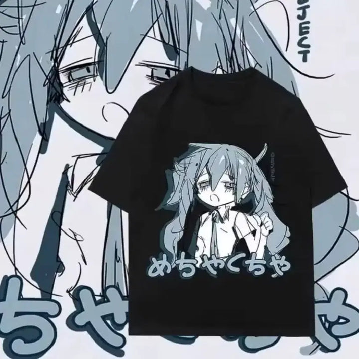 [BUNJANG] Hatsune Miku Short Sleeve T-Shirt / 하츠네미쿠 반팔티셔츠