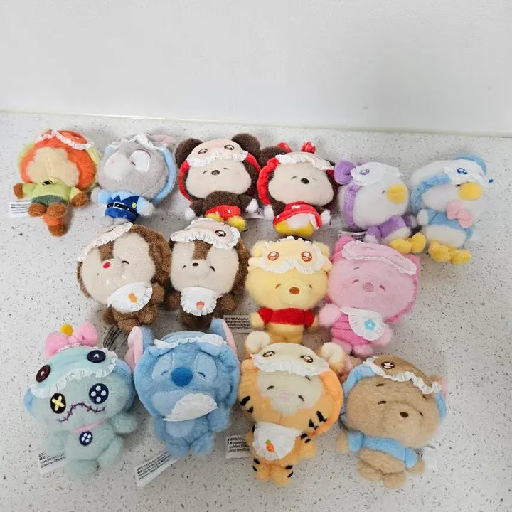 [BUNJANG] Disney Sleepy Eyes Plush Full Set / 디즈니 졸린눈 안대 정품 인형 풀세트 판매