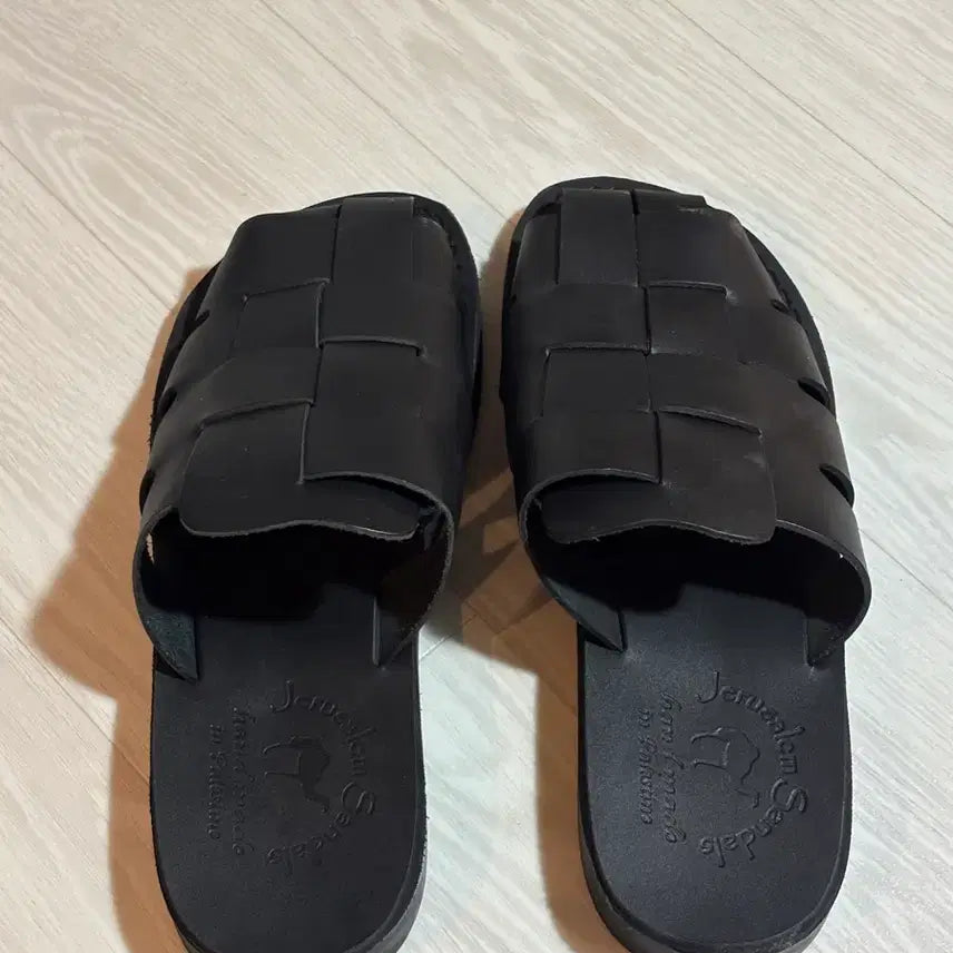 [BUNJANG] Jerusalem Sandals 1083 Sailor Slides Black Size 280 / 예루살렘 샌들 1083 세일러 슬라이드 블랙 280