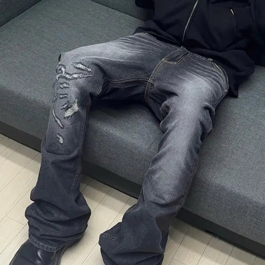 [BUNJANG] Ourglass Slim Bootcut Jeans - Size 1 / 아워글라스 슬림 부츠컷(1)