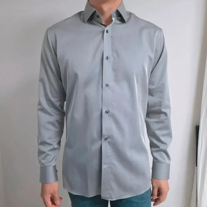 [BUNJANG] Jejin Homme Grey Shirt / [제이진옴므]  그레이 셔츠