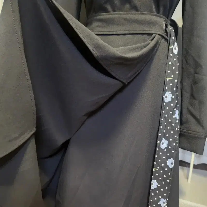 [BUNJANG] Componia Black Long Shirt Dress / 꼼빠니아