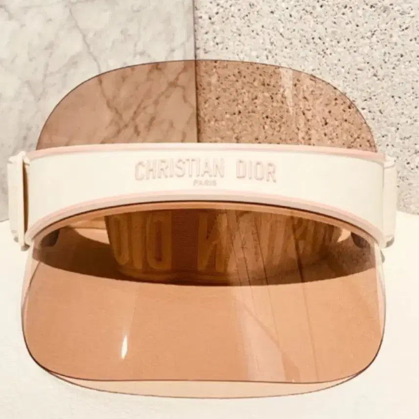 [BUNJANG] Dior Pink Beige V1U Sun Cap Visor / Dior 디올 핑크 베이지 V1U 썬캡 썬바이저 새상품