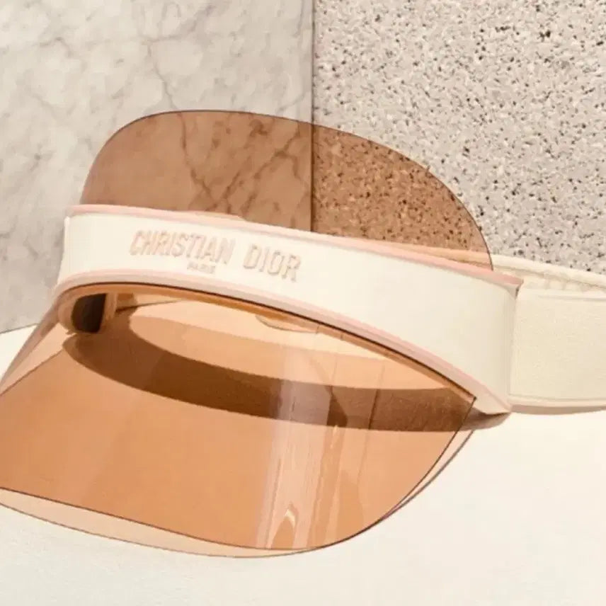 [BUNJANG] Dior Pink Beige V1U Sun Cap Visor / Dior 디올 핑크 베이지 V1U 썬캡 썬바이저 새상품