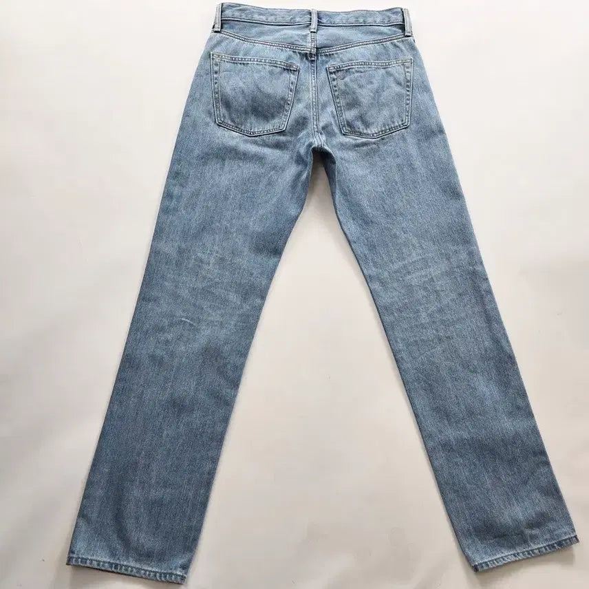[BUNJANG] Uniqlo Straight Leg Washed Denim Jeans Size 33 / 유니클로 청바지 일자 연청 워싱 데님 사이즈33 R5391