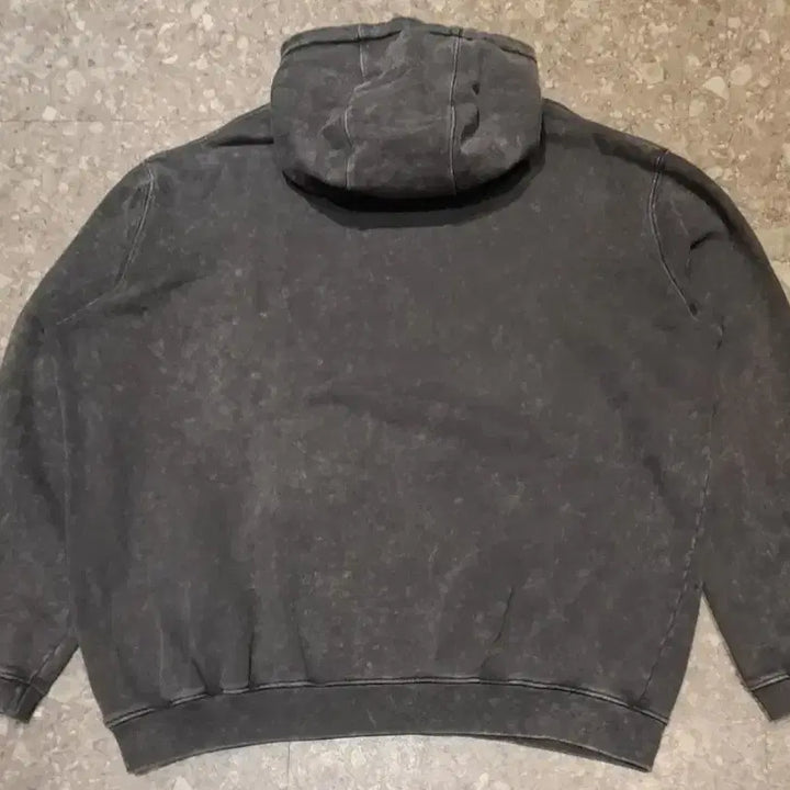 [BUNJANG] Blackout Vintage Washed Flame Hoodie / [L] 블랙아웃 빈티지 워싱 플레임 후드