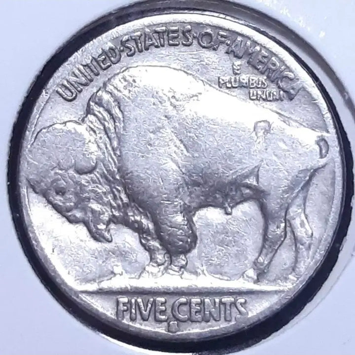 [BUNJANG] 1935 United States Buffalo Nickel 5 Cent Coin / 미국 1935년 버팔로 5센트.외국주화 주화 동전 화폐