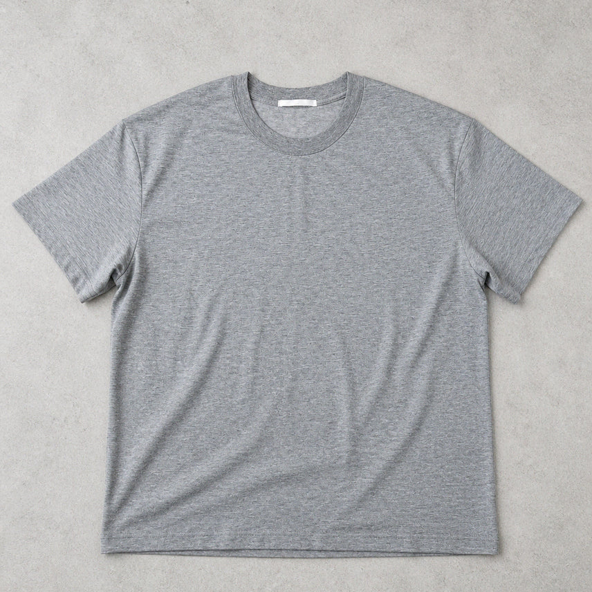 [BUNJANG] Dive In Uniform Crop T-Shirt Melange Grey / [2 size] 다이브인 유니폼 크롭 티셔츠 멜란지 그레이