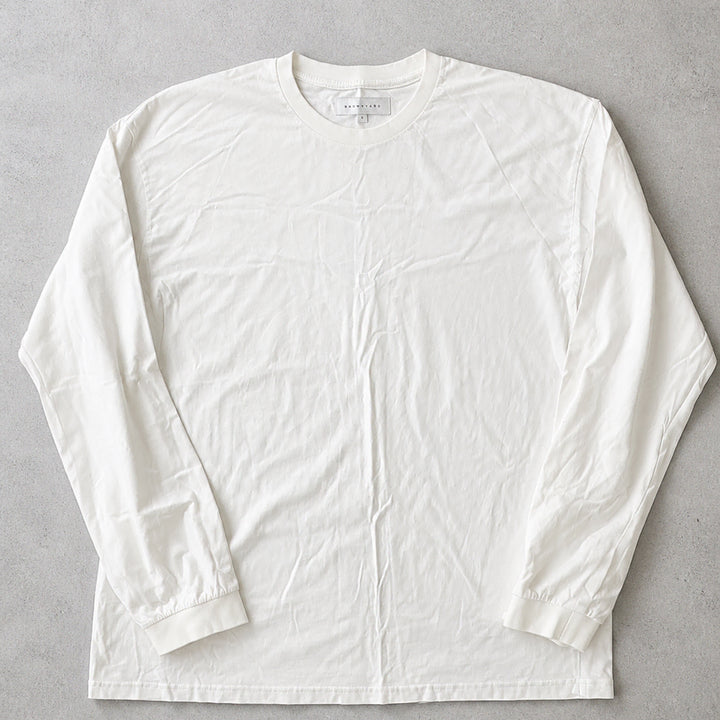 [BUNJANG] Brown Yak One Day Long Sleeve White / [5 size] 브라운야드 원데이 롱슬리브 화이트