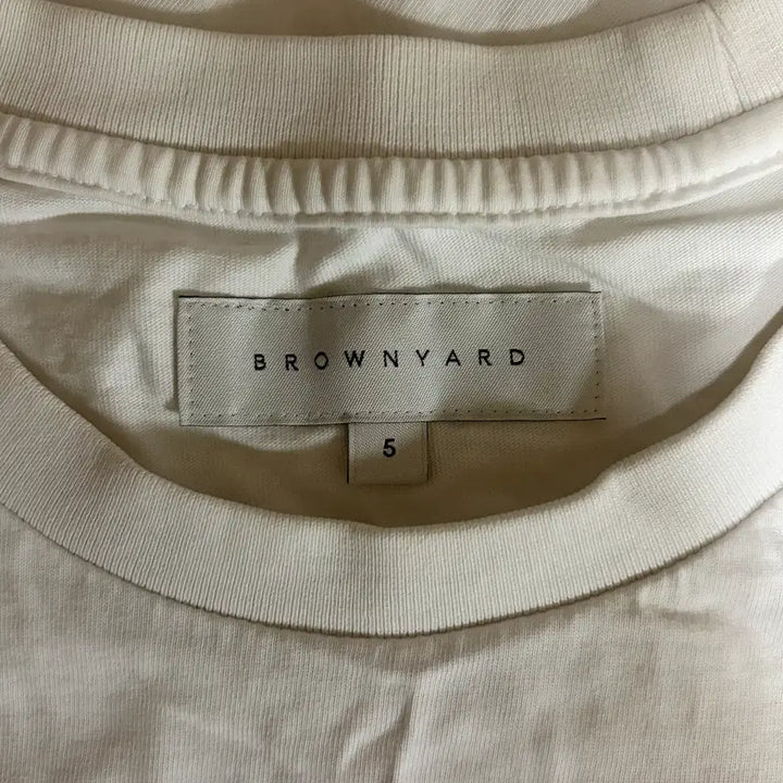 [BUNJANG] Brown Yak One Day Long Sleeve White / [5 size] 브라운야드 원데이 롱슬리브 화이트