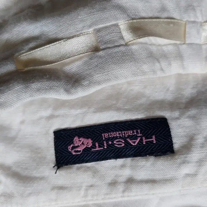 [BUNJANG] Ivory Linen Wide Pants / 흰색 린넨 마 팬츠